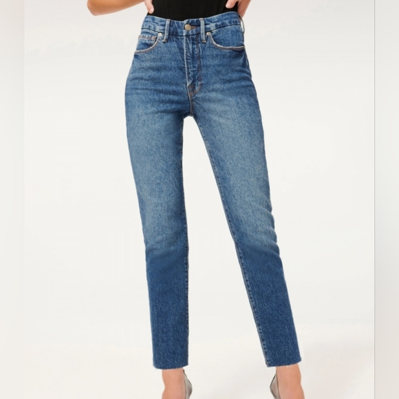 GOOD AMERICAN Good Classic Skinny-ish Fit Hi-Rise Jeans Women's Size 6/28 NWT - Picture 16 of 17